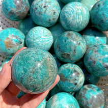 Amazonite Crystal Sphere