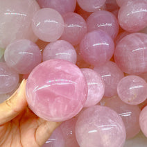 Rose Quartz Crystal Sphere