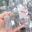 Black Tourmaline in Quartz Crystal Obelisk Tower (Quality A)