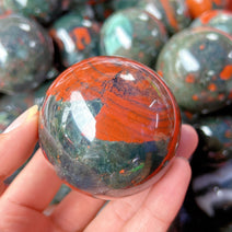 Bloodstone Crystal Sphere