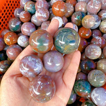 Ocean Jasper Crystal Sphere