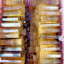 Yellow Fluorite Crystal Obelisk Tower