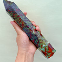 Dragon Bloodstone Crystal Obelisk Tower