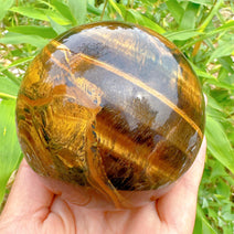 Golden Tigers Eye Crystal Sphere