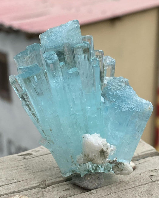 Natural Aquamarine Bunch from Shigar Valley - 96g | Genuine Gemstone | Gemstone Collection | GemSelect