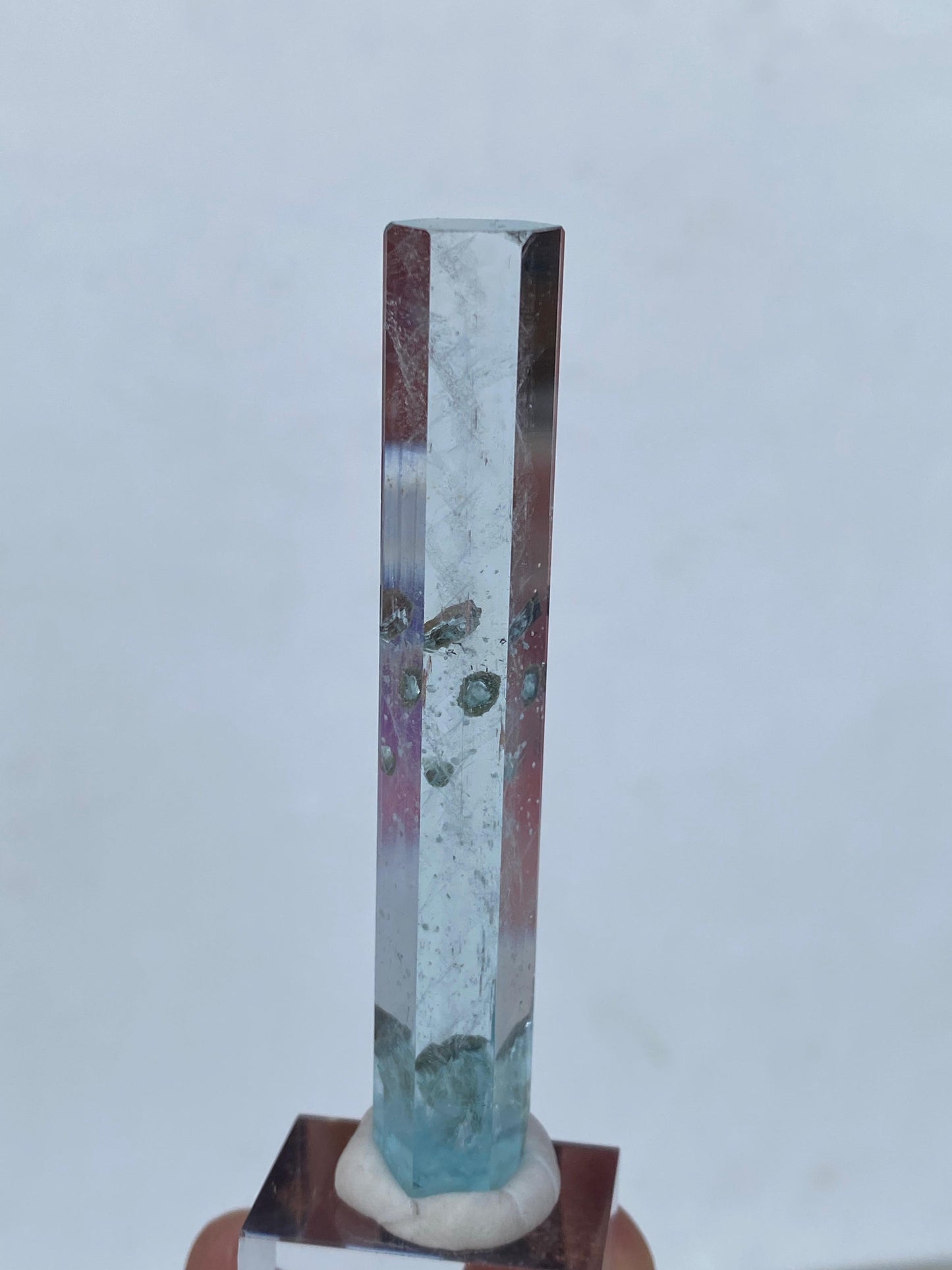 Stunning Pseudo Helix Pattern Blue Aquamarine Crystal from Shigar Valley - 24g