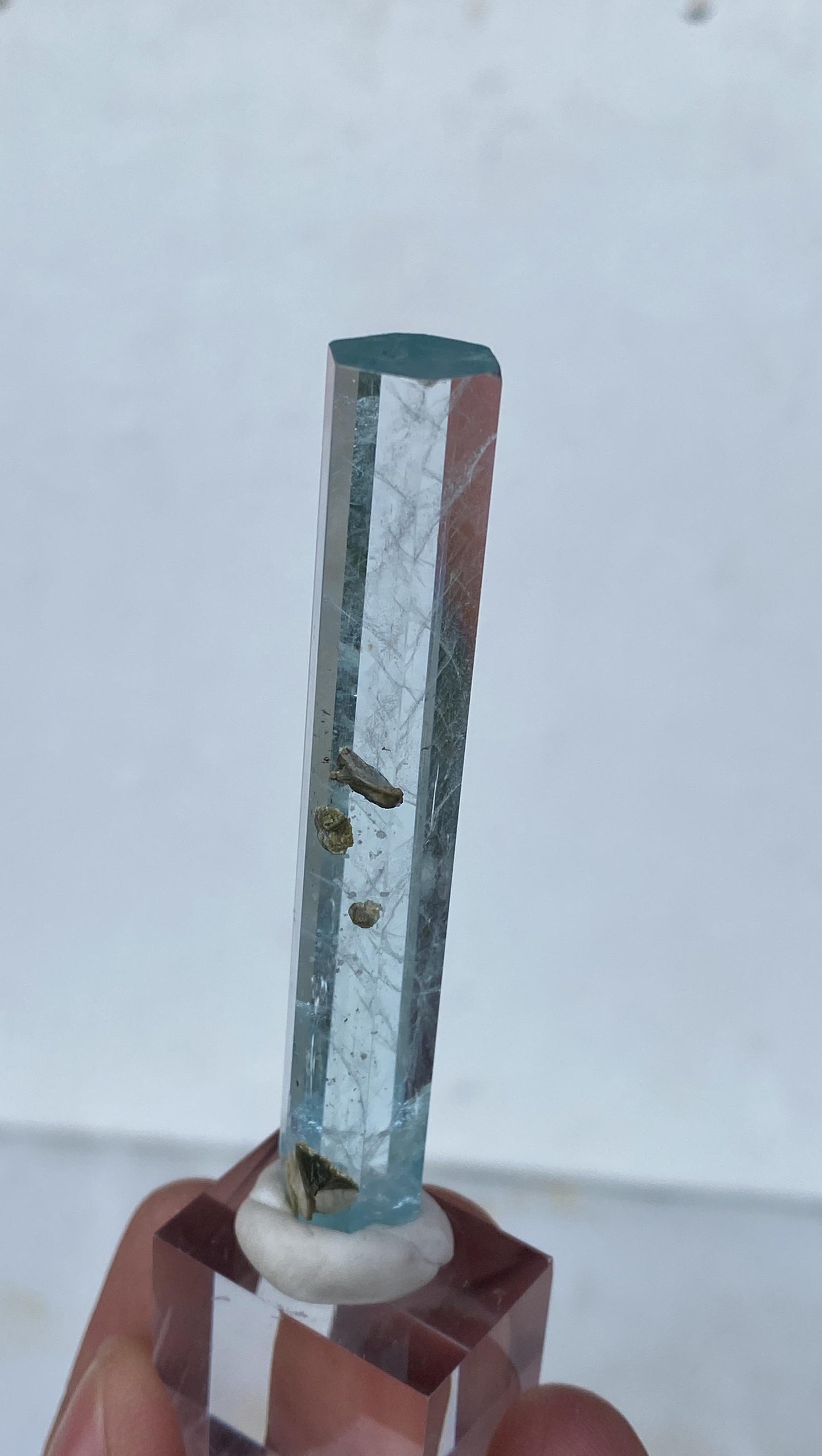 Stunning Pseudo Helix Pattern Blue Aquamarine Crystal from Shigar Valley - 24g