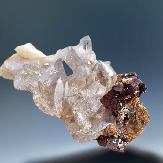 Himalayan Quartz with Siderite Crystal 5.8 KG | Hashupi Valley, Shigar