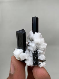 Beautiful Twins Couple Black Tourmaline Specimens | Shigar Valley