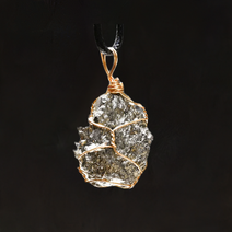 Pyrite Winding Pendant