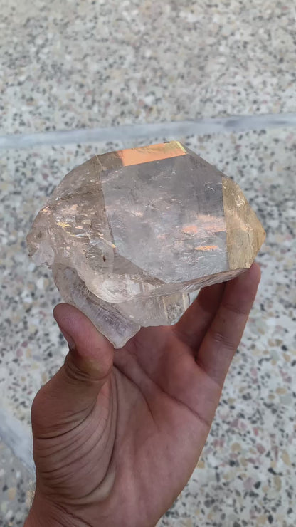 Himalayan Quartz Crystal Set - Stunning Clarity &amp; Luster