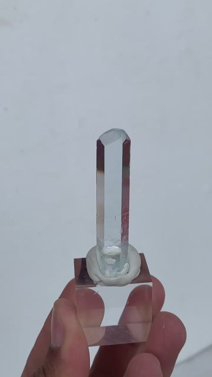 Siam Cut Clear Aquamarine Crystal | Shigar Valley